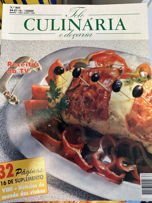 Revistas de Culinária - “Tele Culinária”