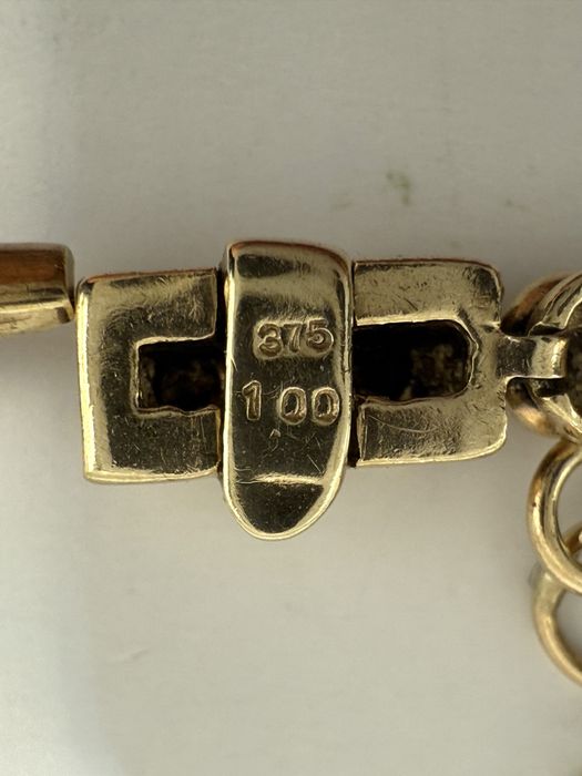 Złota bransoletka z diamentami 1,00ct