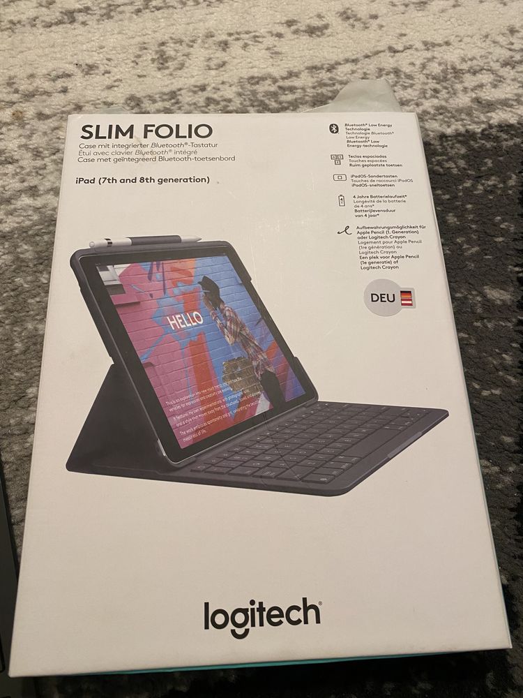 Etui klawiatura Slim Folio IPad 7 i 8 generacja