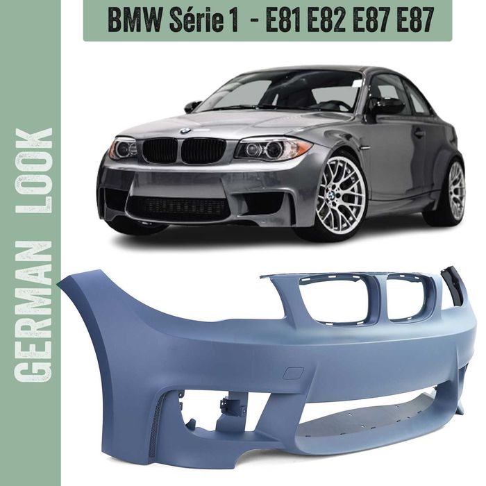 Para-choque frontal para BMW Série 1 E81 E82 E87 e E88 Look M1 1M