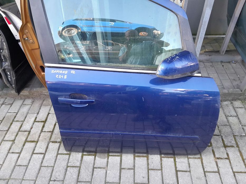 OPEL ZAFIRA B DRZWI PRAWE PRZEDNIE PRAWY PRZÓD KOLOR Z21B