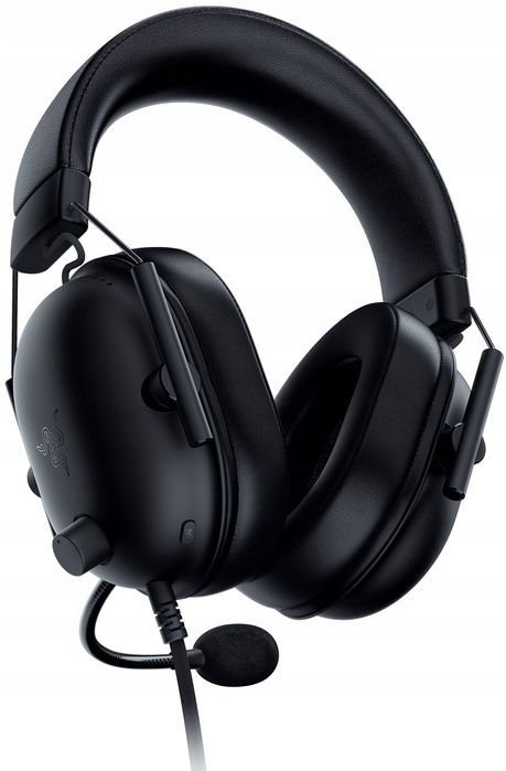słuchawki nauszne razer czarne etui mikrofon
