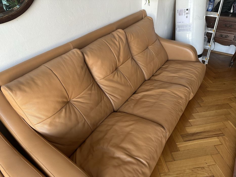 KLER zestaw kanap skórzanych