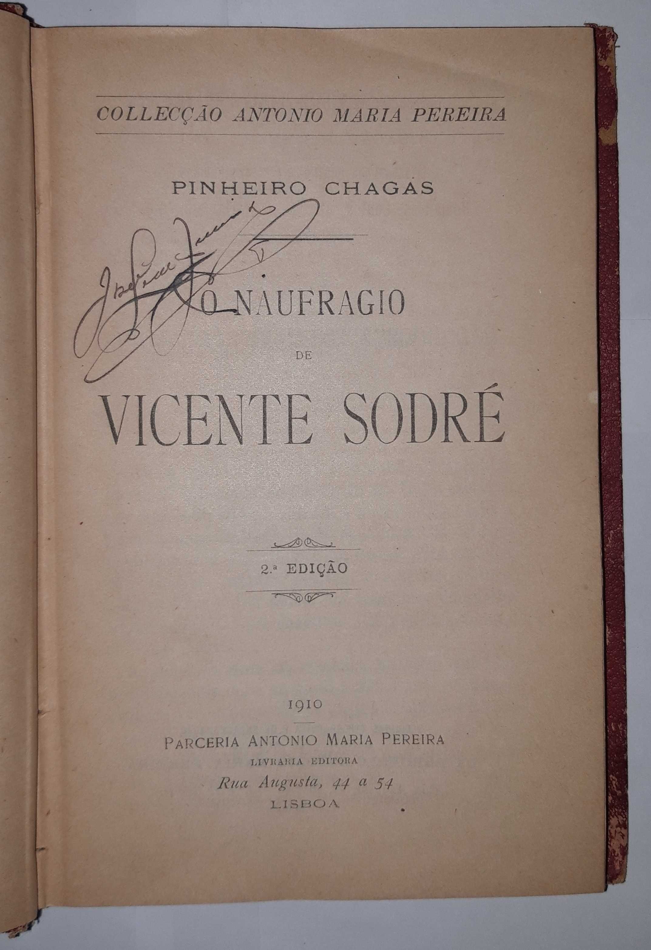 Livro Ref Par 2- Pinheiro Chagas - O Naufrágio de Vicente Sodré