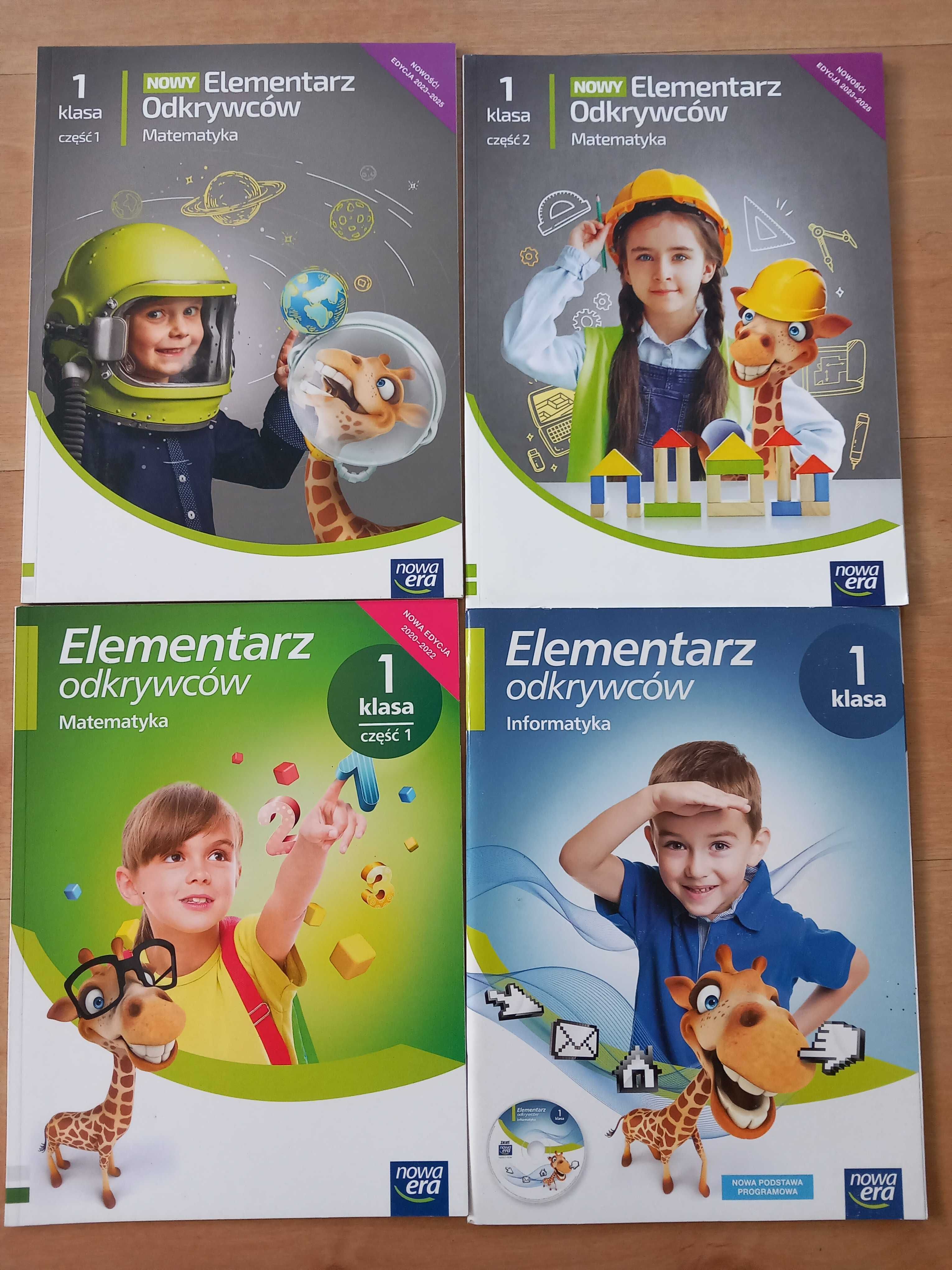 Elementarz odkrywców klasa 1 ,2,3 podręcznik matematyka ćwiczenia nowe