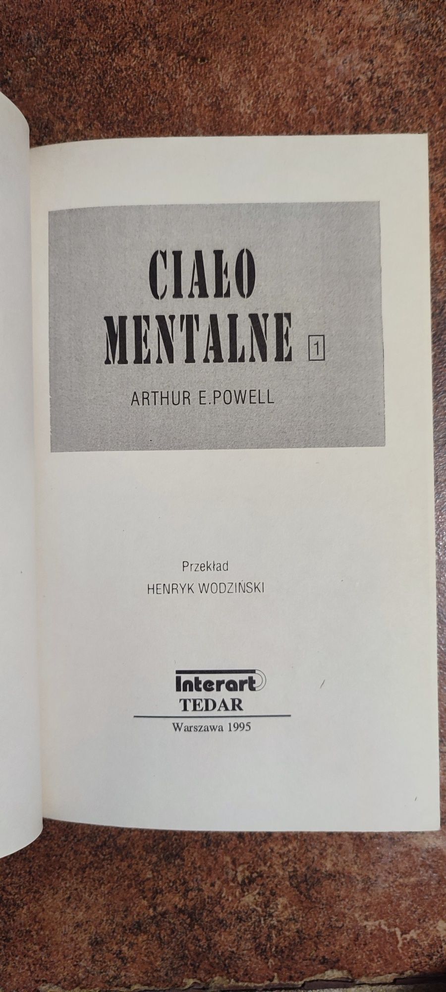 Ciało mentalne tom 1 - Arthur E.Powell