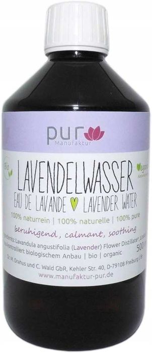 Pur Manufaktur Woda Lawendowa (Hydrolat) 500 ml