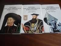 "História dos Descobrimentos Portugueses" –3 Volumes de Jaime Cortesão