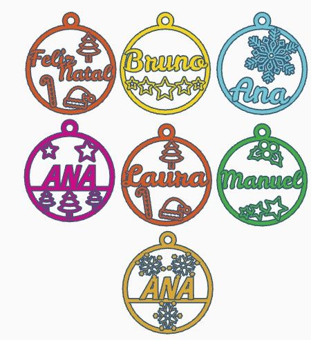 Bolas de Natal Personalizadas