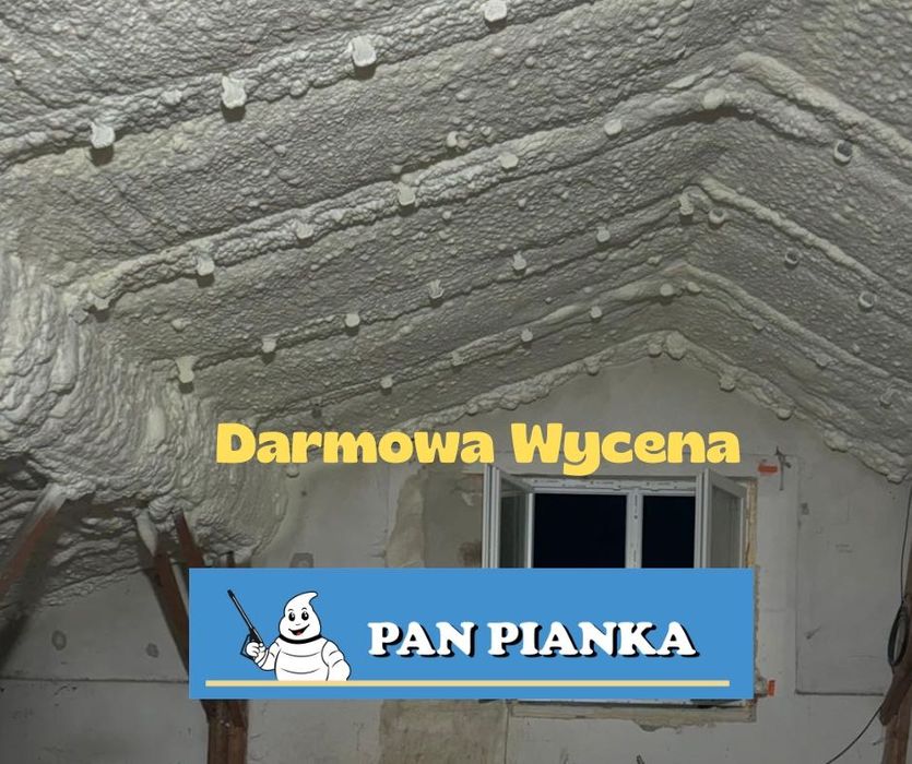 Izolacja natryskowa pianą PUR – ocieplenie poddaszy, dachów, budynków