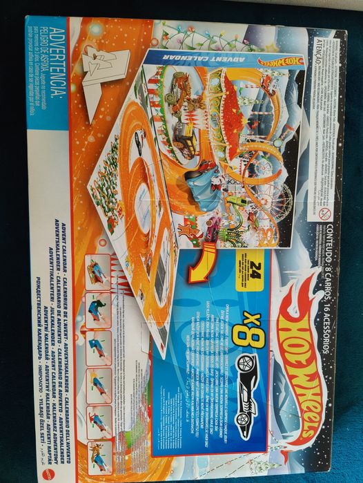 Kalendarz adwentowy Hot Wheels samochody auta