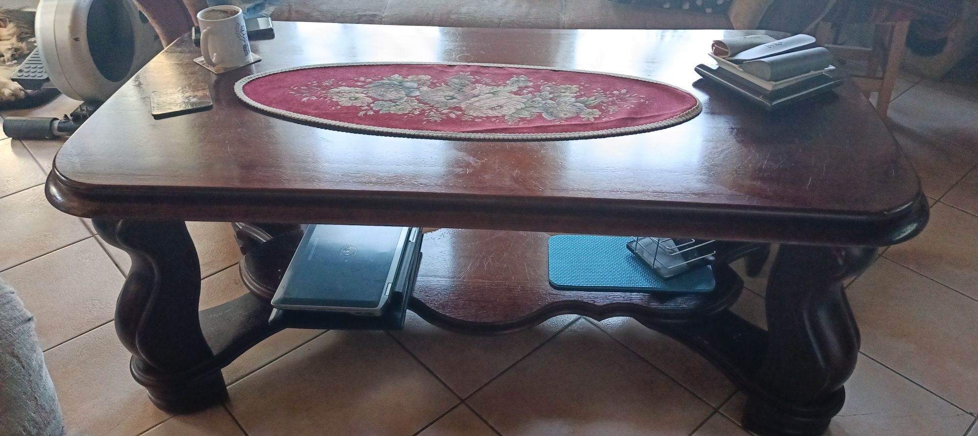 Ława Kler dębowa stolik stół Kler