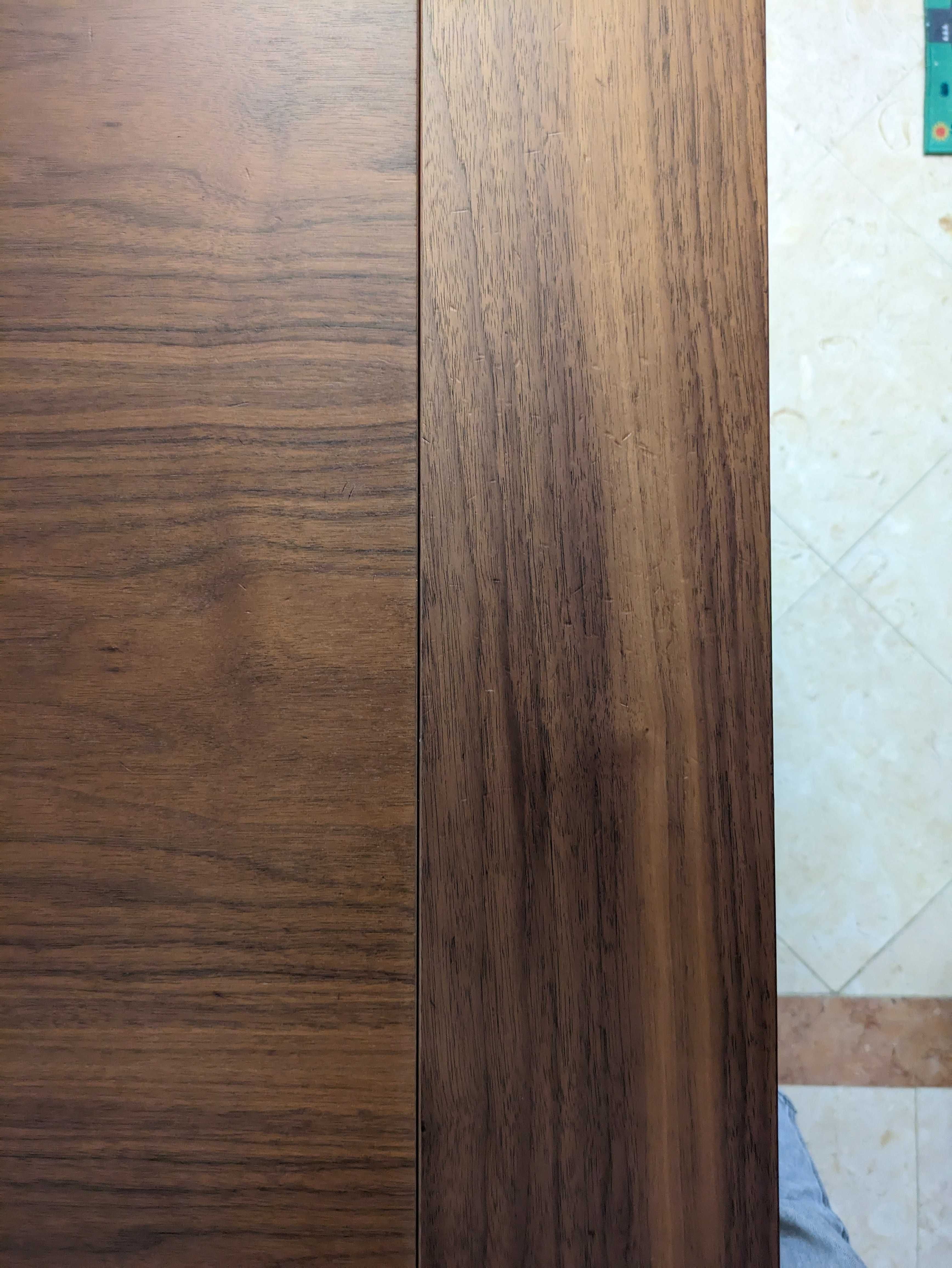 Mesa de jantar extensível nogueira