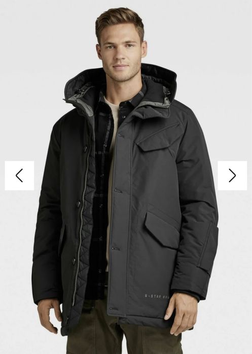 Парка G-star raw Чорна Хакі Л, С d22713-a281-6484 23