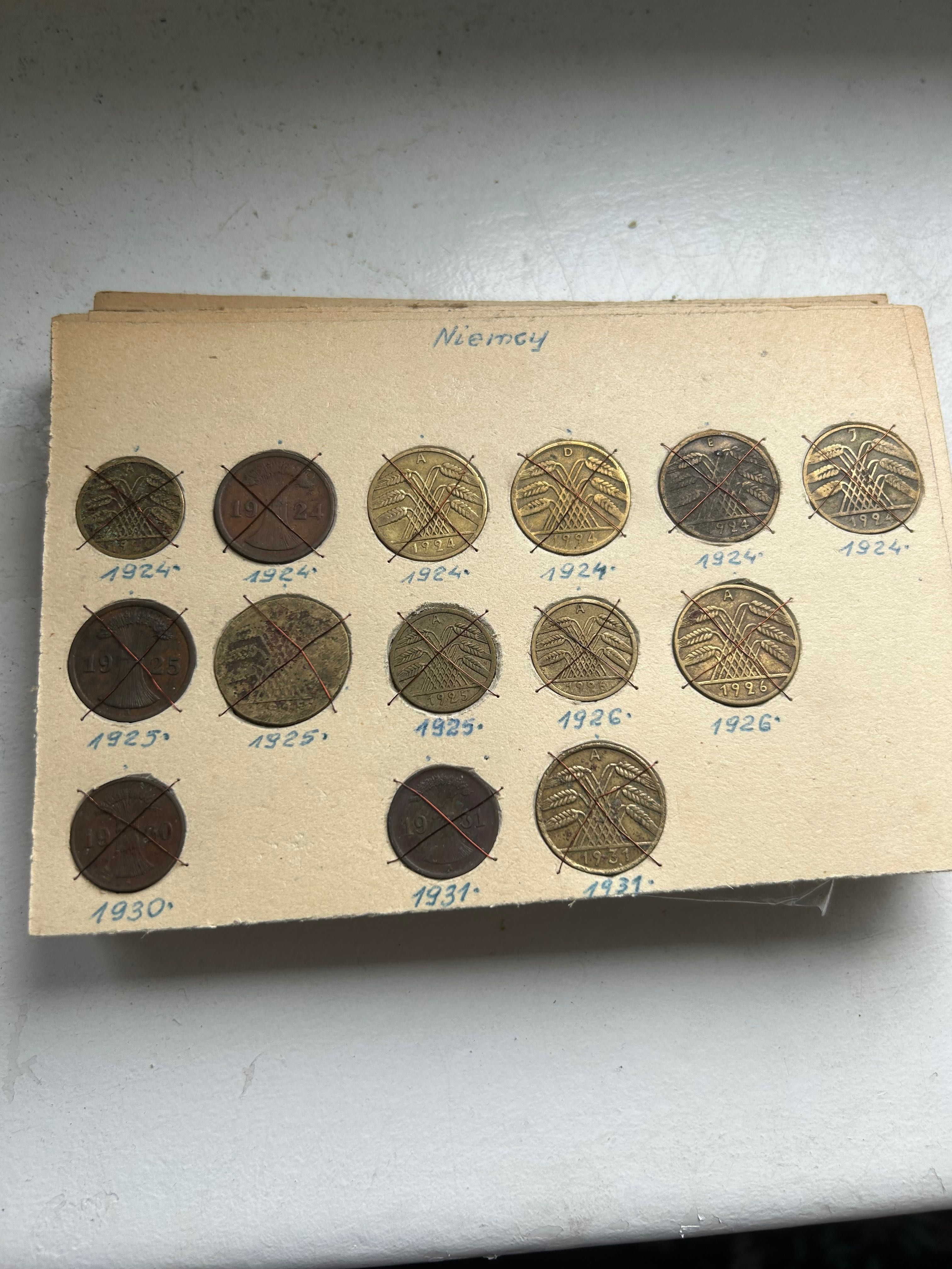 Kolekcja monet Niemcy od XIX wieku do 1989 III Rzesza, NRD, RFN