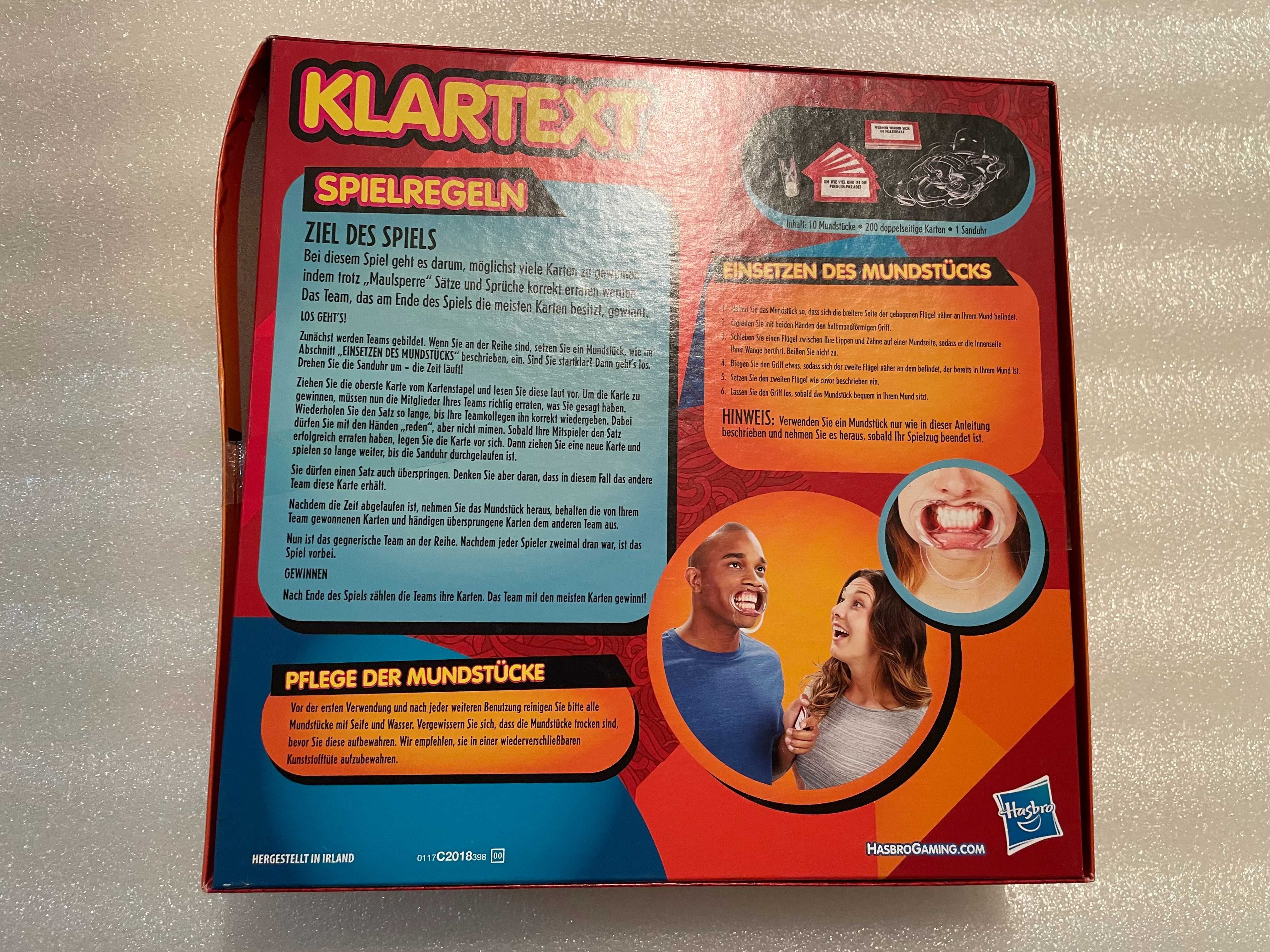 Hasbro KlarText Zabawna Gra Imprezowa