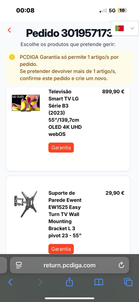 Smartv LG com Garantia