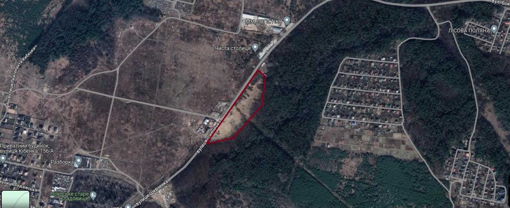 Земельна ділянка СРОЧНО Віта поштова ФАСАД БЕЗ КОМІСІЇ Боярка 1.4 Га