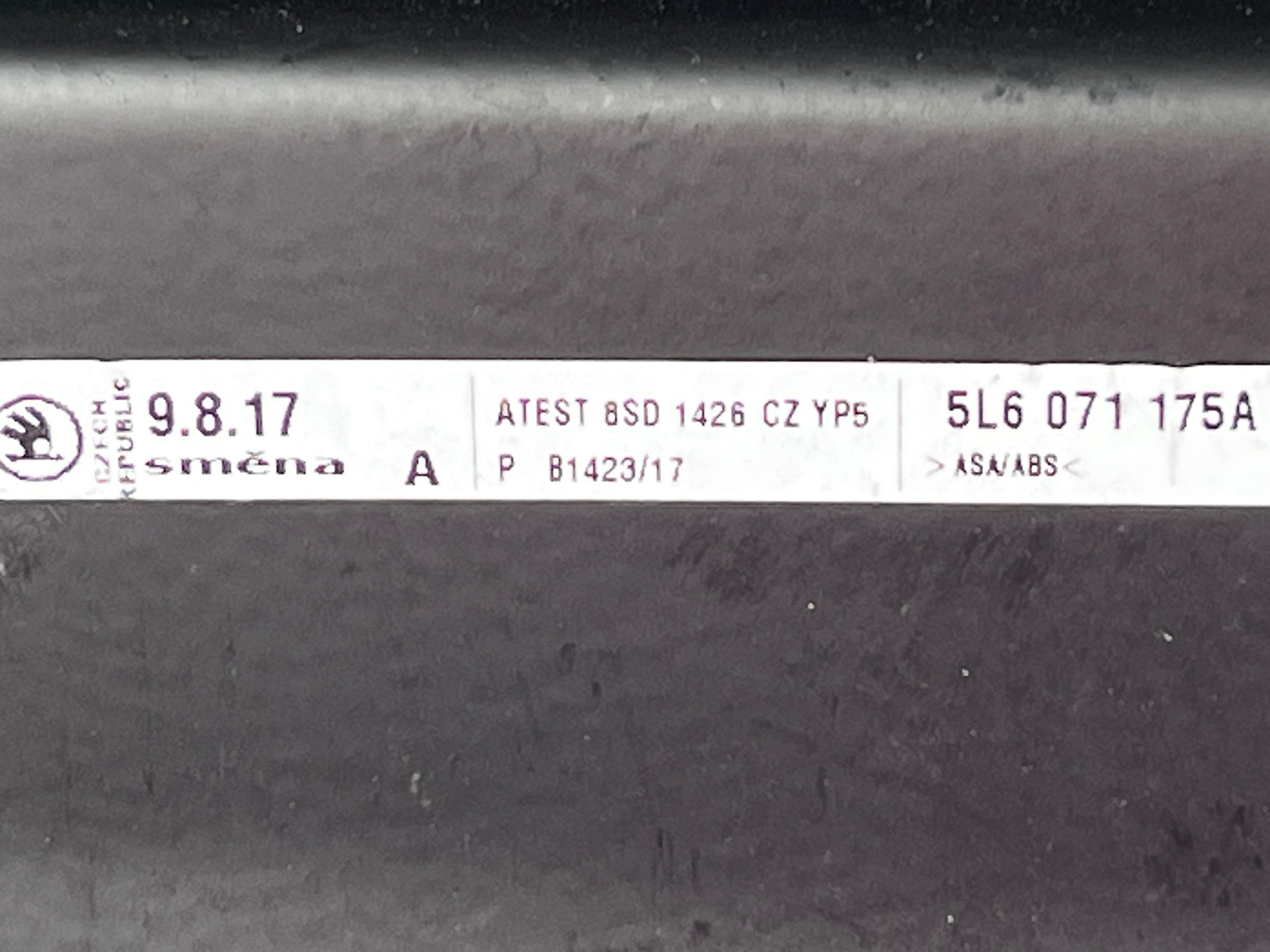 Kufer Box Dachowy Skoda Superb Oryginał