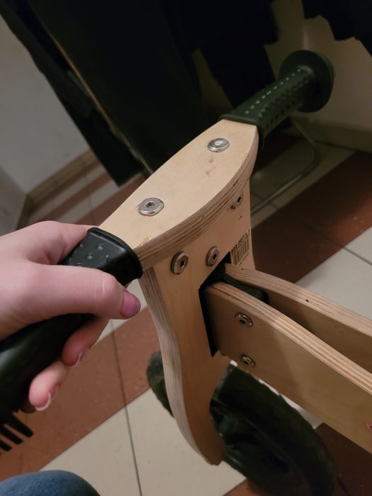 Sun baby twist 2w1 rowerek drewniany biegowy trójkołowy piankowe kółka