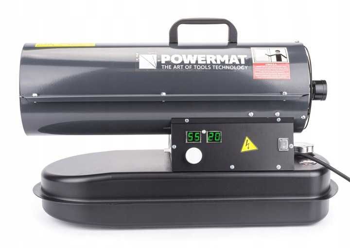 Nagrzewnica dmuchawa spalinowa 20kw termostat LCD grzejnik farelka