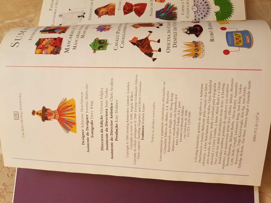 Livro "Máscaras de encantar e fantasias originais"
