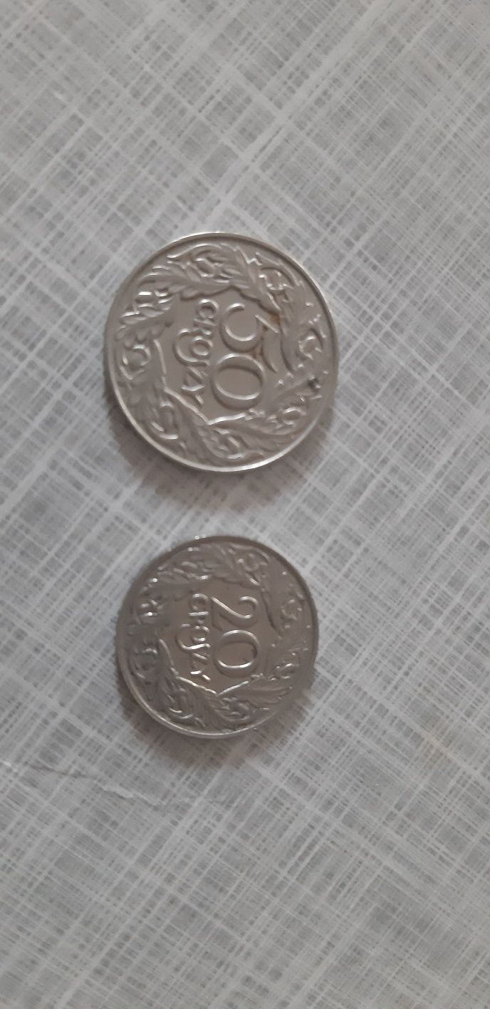 Rzeczpospolita Polska 1923 rok monety 20 gr 50 gr