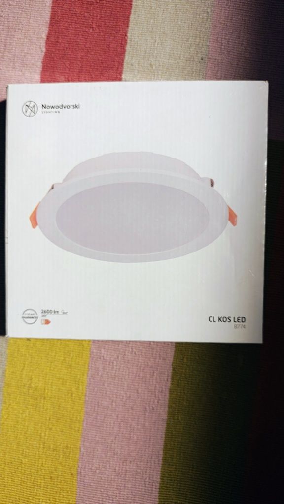 Lampa / oprawa wpuszczana w sufit IP44 Nowodvorski CL KOS LED