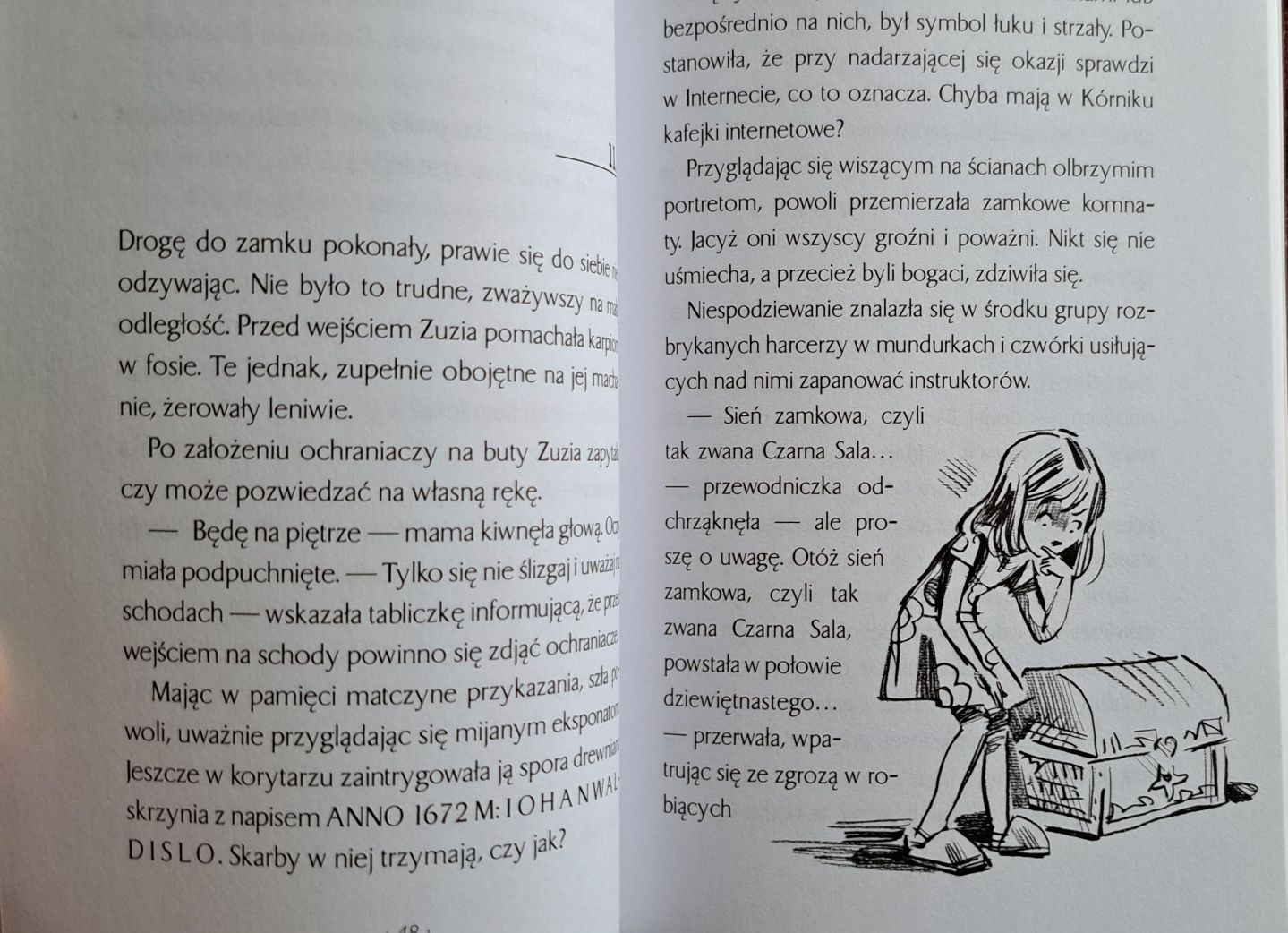 Książka młodzieżowa "Zuzia na zamku białej damy" Mariusz Niemycki
