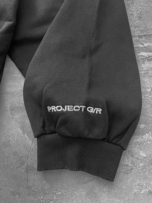 Худі Project G/R чорного кольору оверсайз