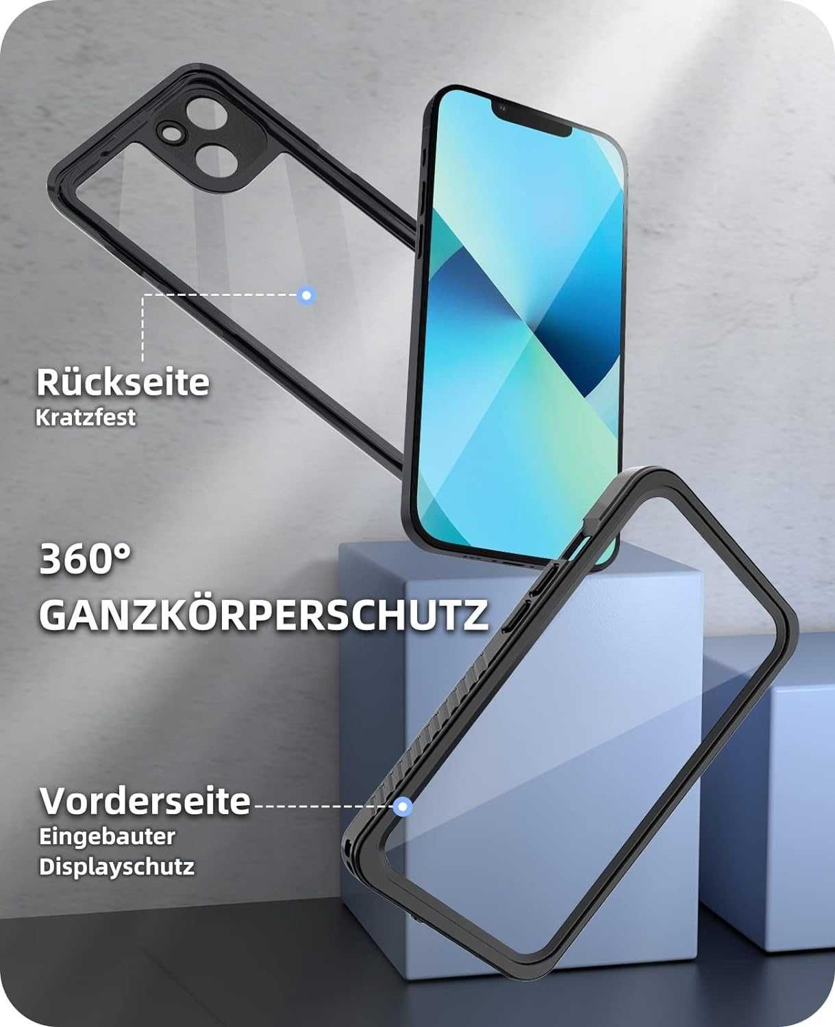 Beeasy iPhone 13 / 14 etui wodoodporne pancerne kurz pyłoszczelne IP68