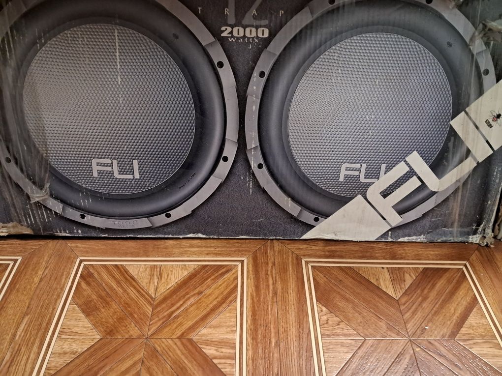 Автомобильный Сабвуфер Fli Trap 12 Twin новый в упаковке