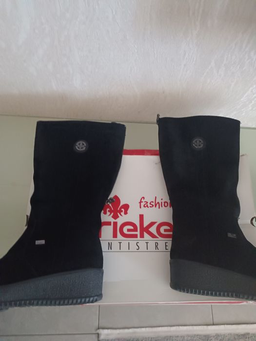 Сапоги Сапожки Rieker Замша Нові 40р.