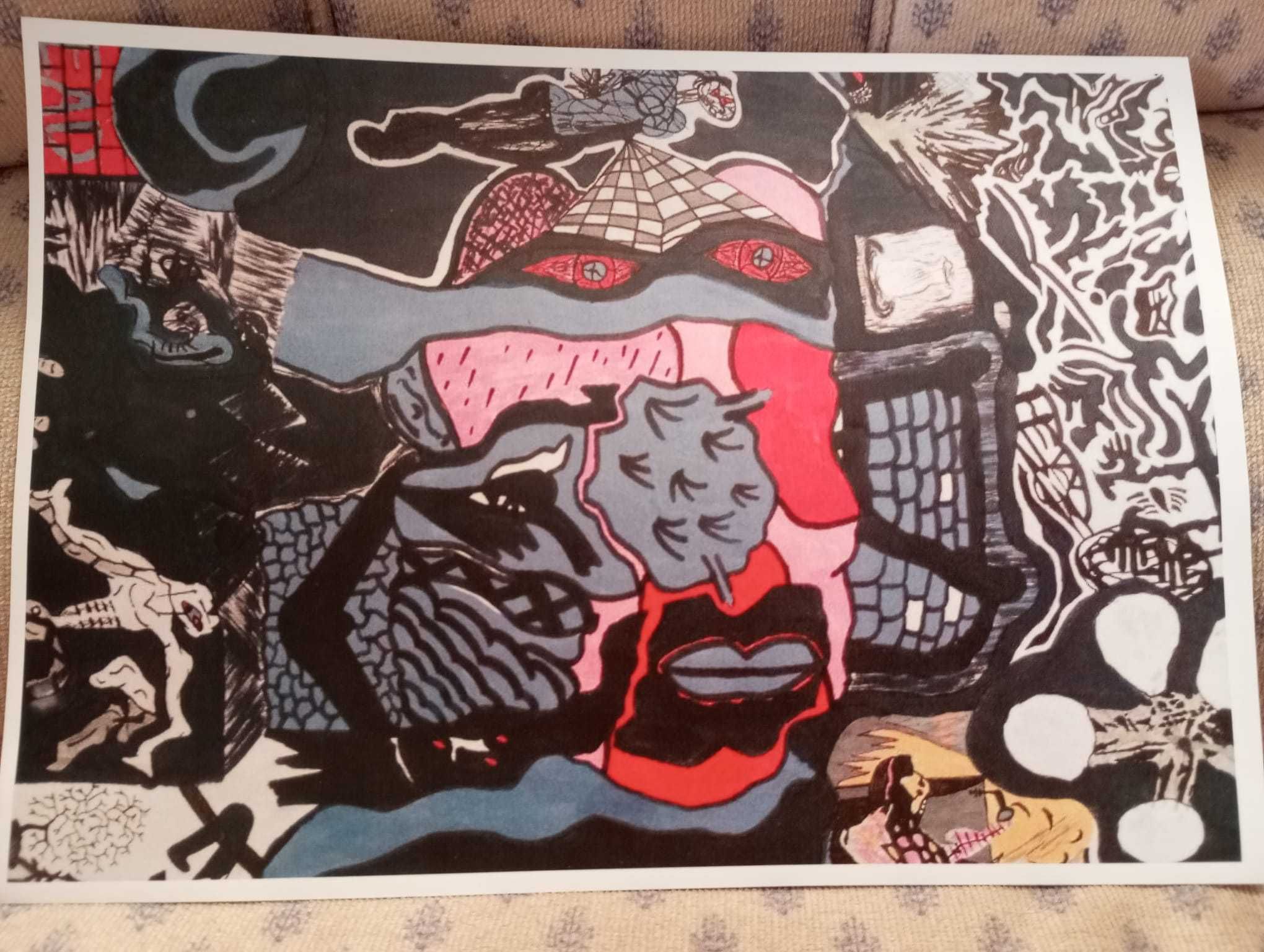 8 Réplicas de Pinturas Abstratas de Originais