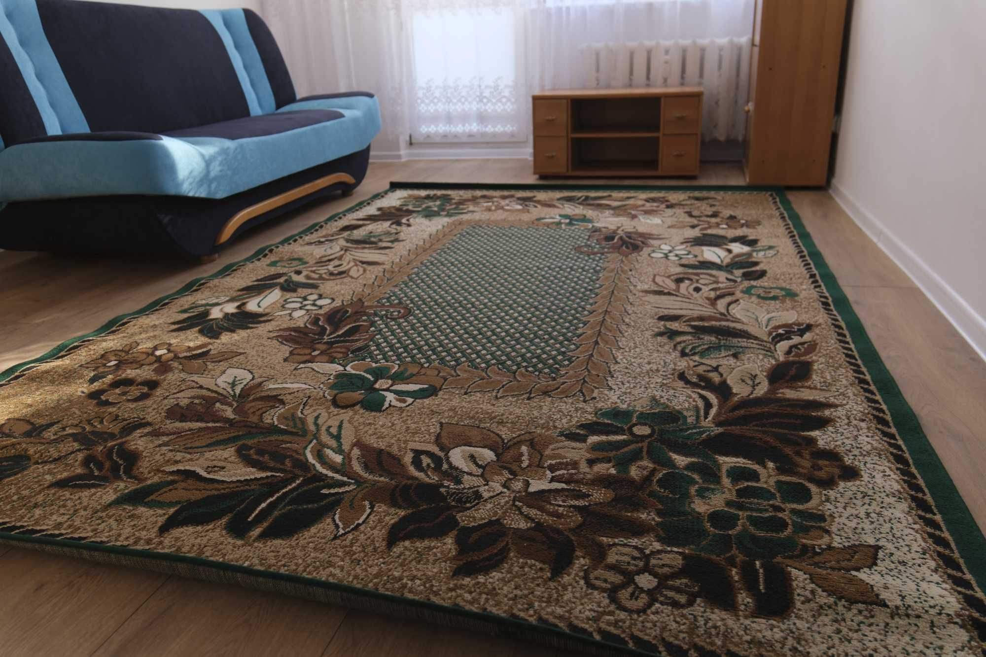 Dywan Tradycyjny w Kwiaty - Zielony 200x300 cm Prostokątny, Do Salonu