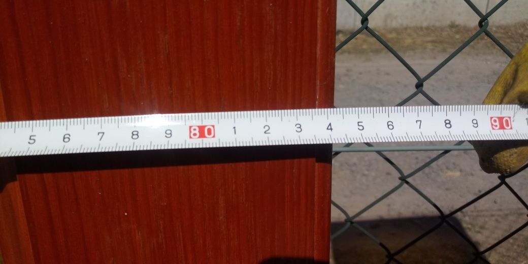 Drzwi drewniane solidnie 1x 80 1x 60 2m wys