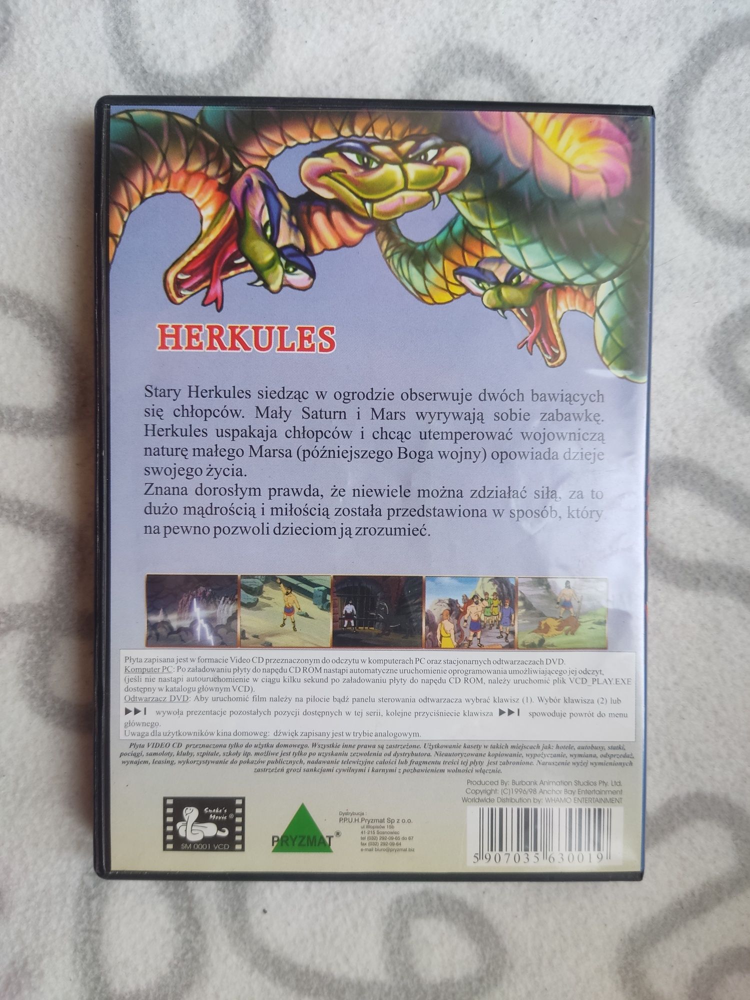 Płyta DVD film bajka Herkules