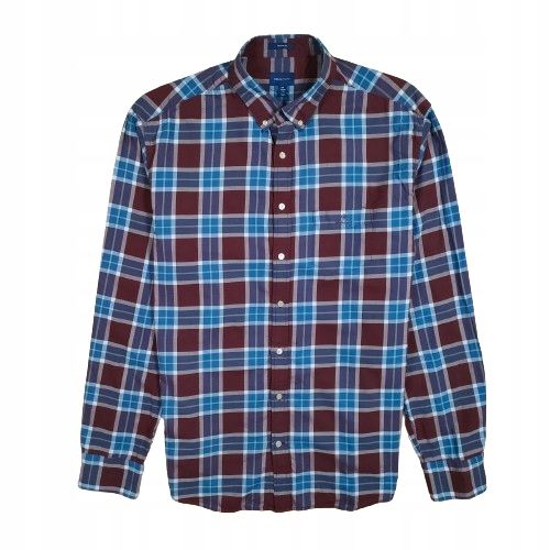 GANT Koszula W Kratę Regular Męska r. 2XL