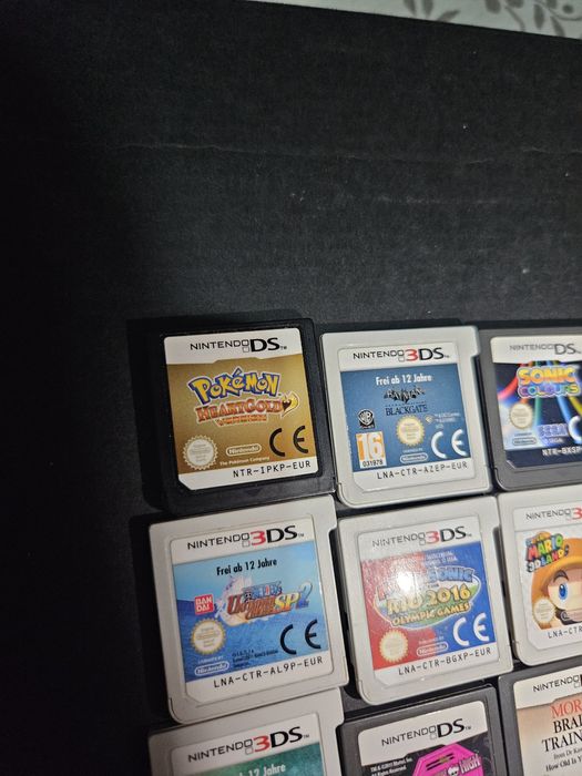 Lote de jogos nitendods e 3ds
