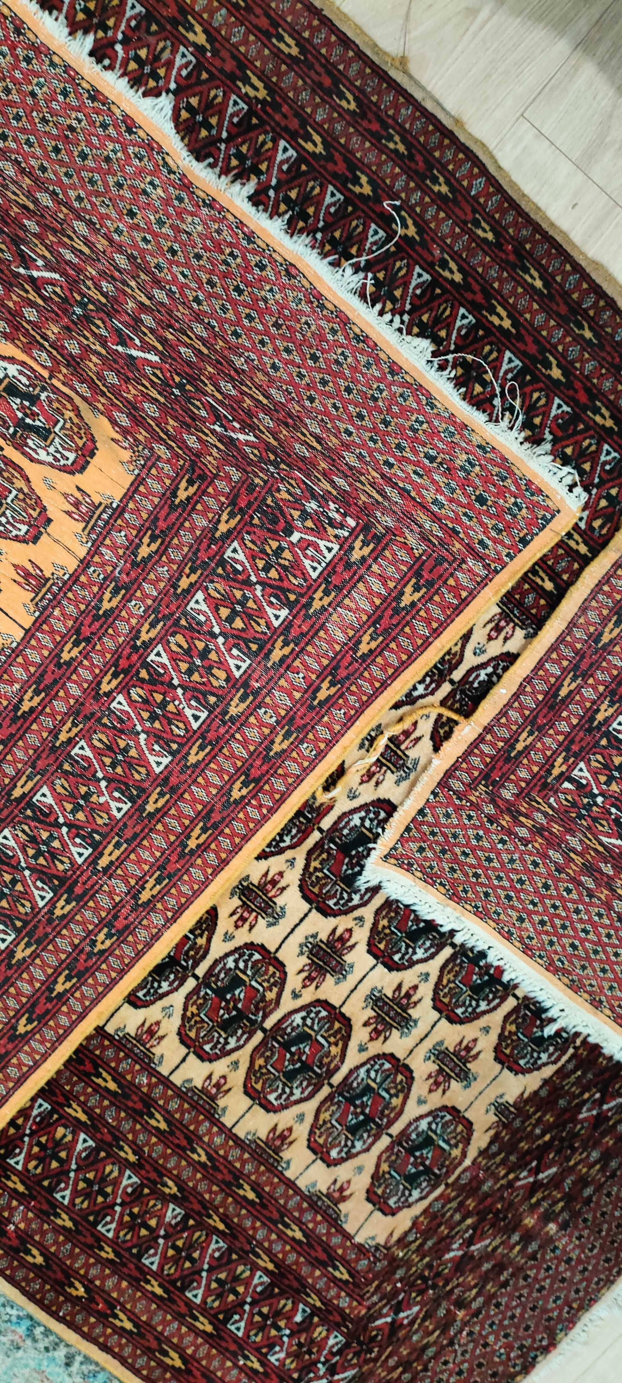 Dywan Kazach ręcznie tkany, 127x173 cm, vintage