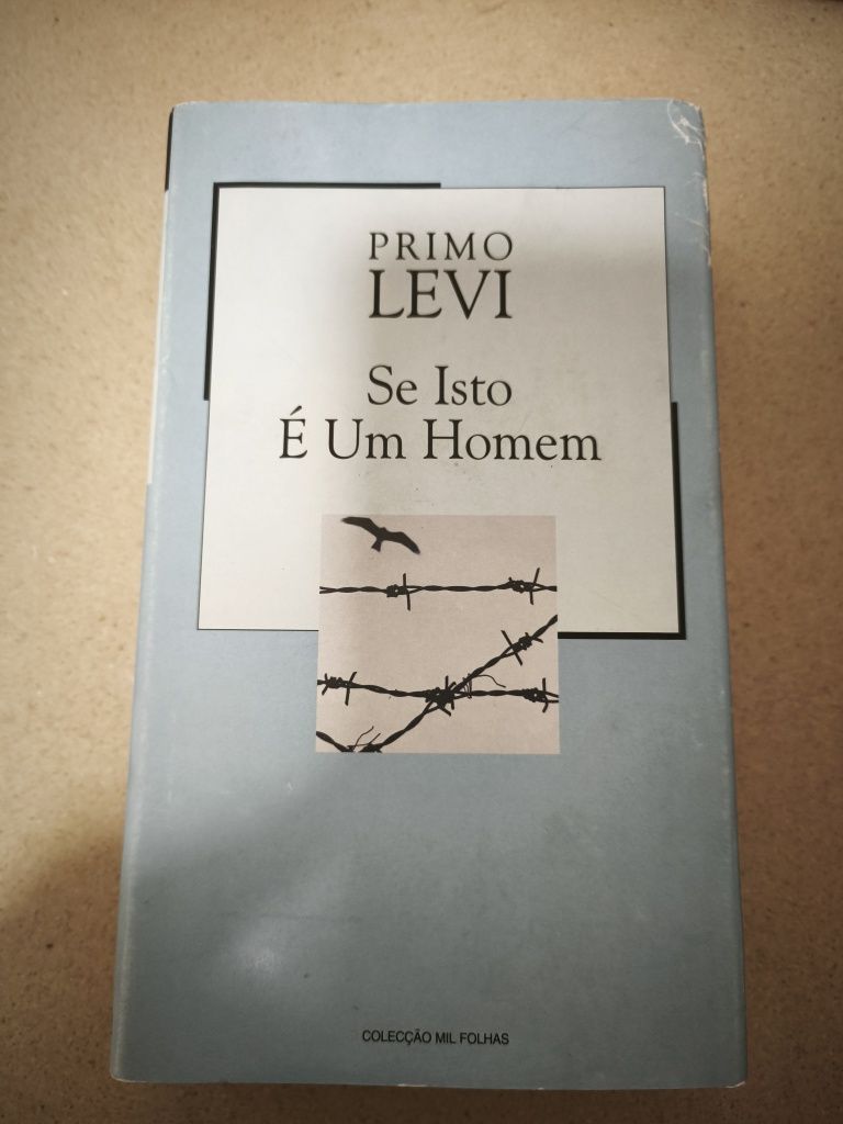 Livro de Primo Levi " se isto é um homem"