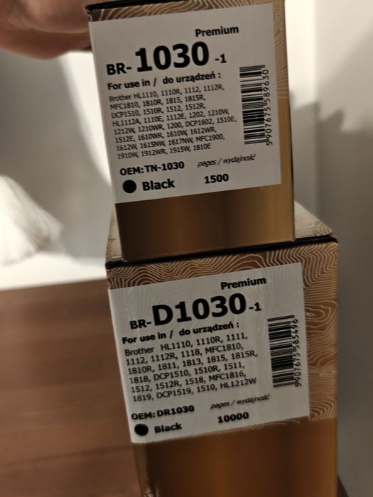 Nowy toner i kartridż TN-1030 Brother (wiele modeli)