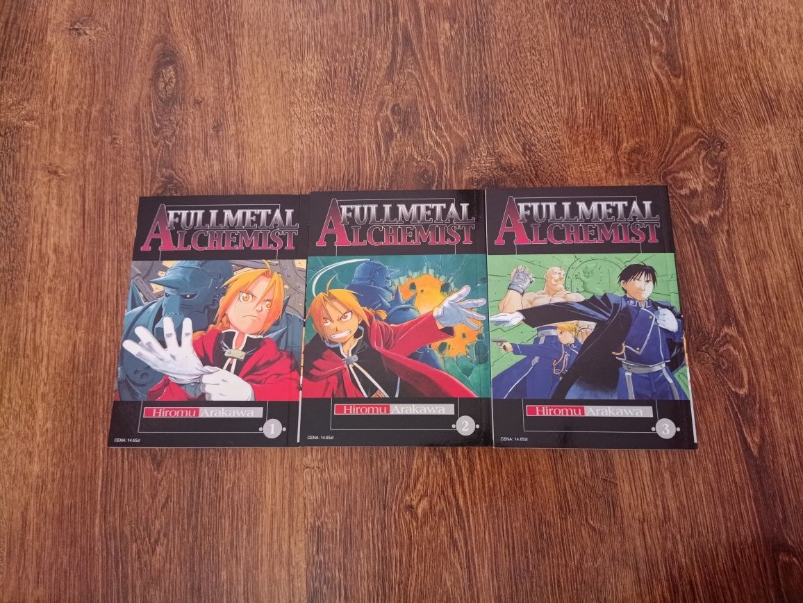 Manga Fullmetal Alchemist, tomy 1-3