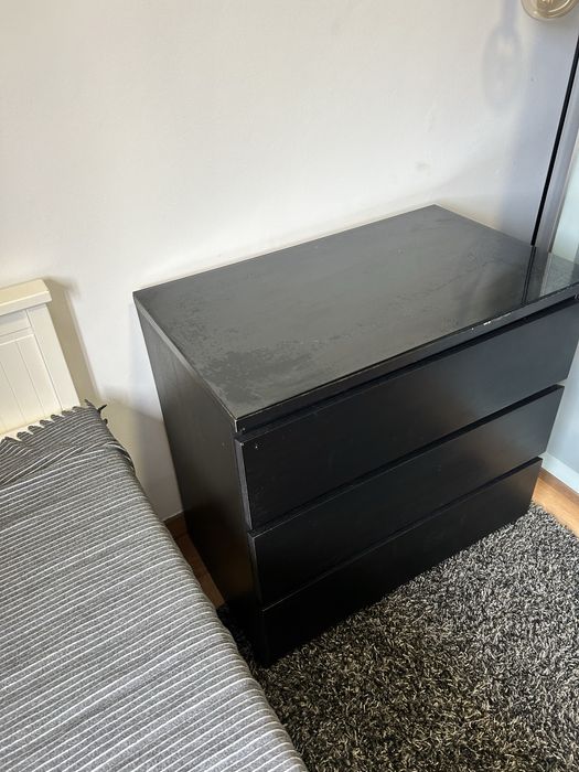 Cómoda Ikea Malm 3 gabetas