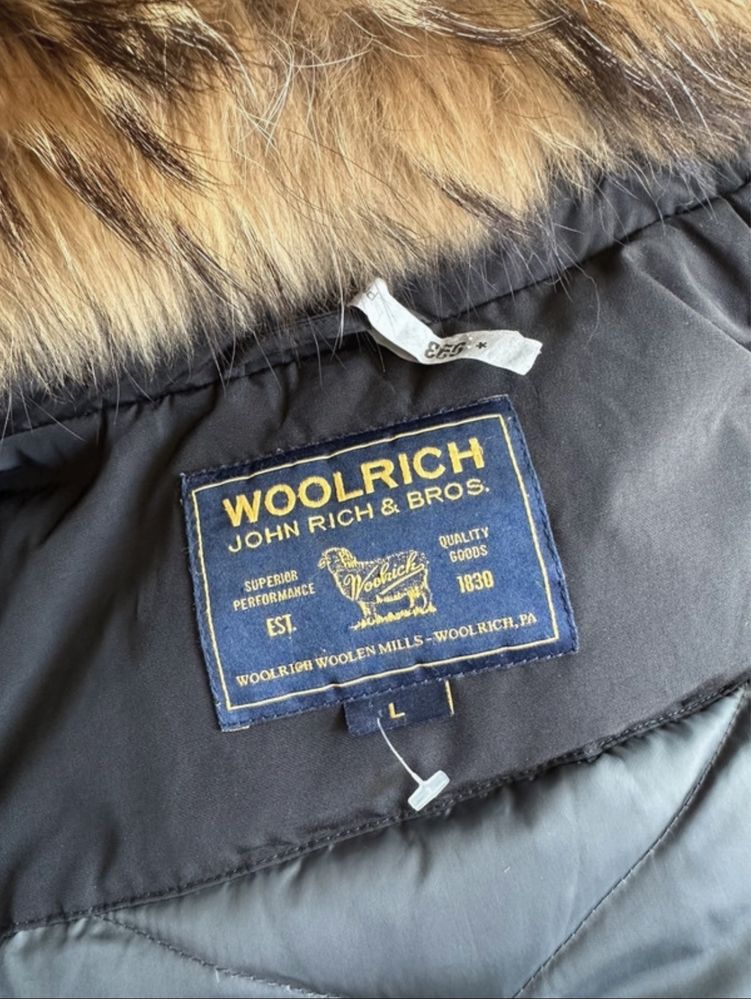 Woolrich piękna zimowa kurtka puch i pierz Roz M/L