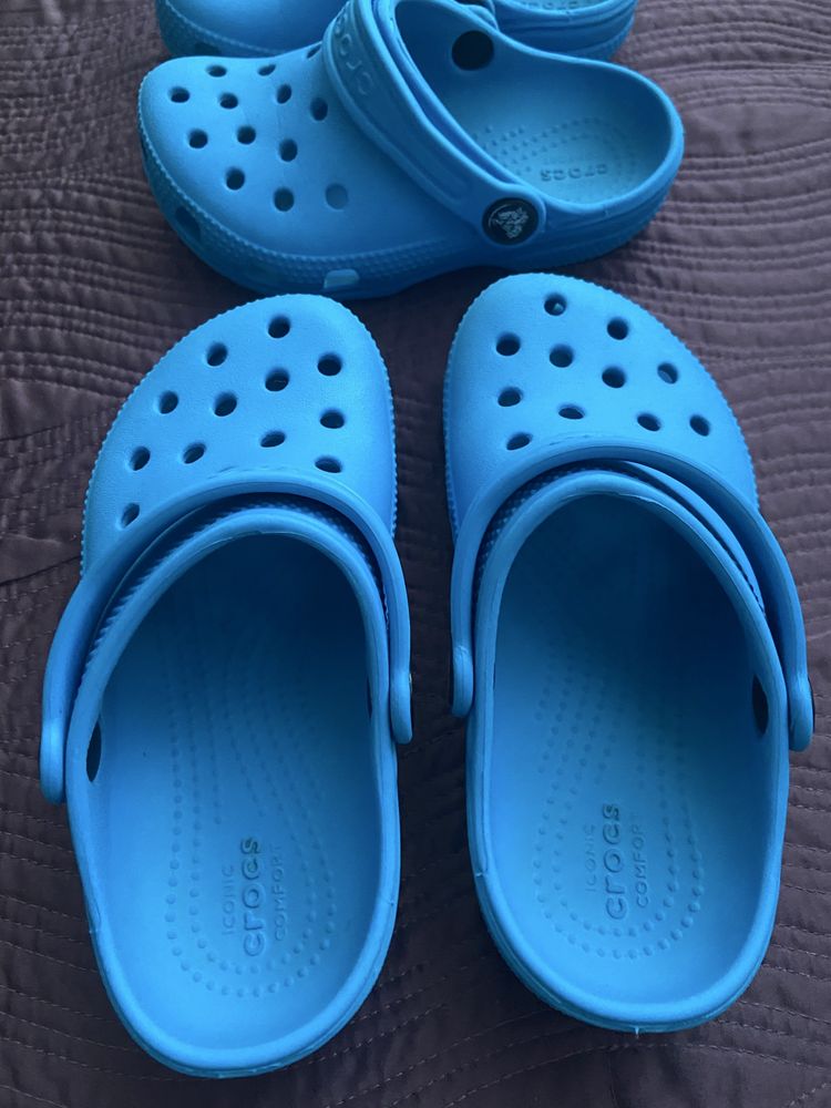Блакитні Crocs clog оригінал C9
