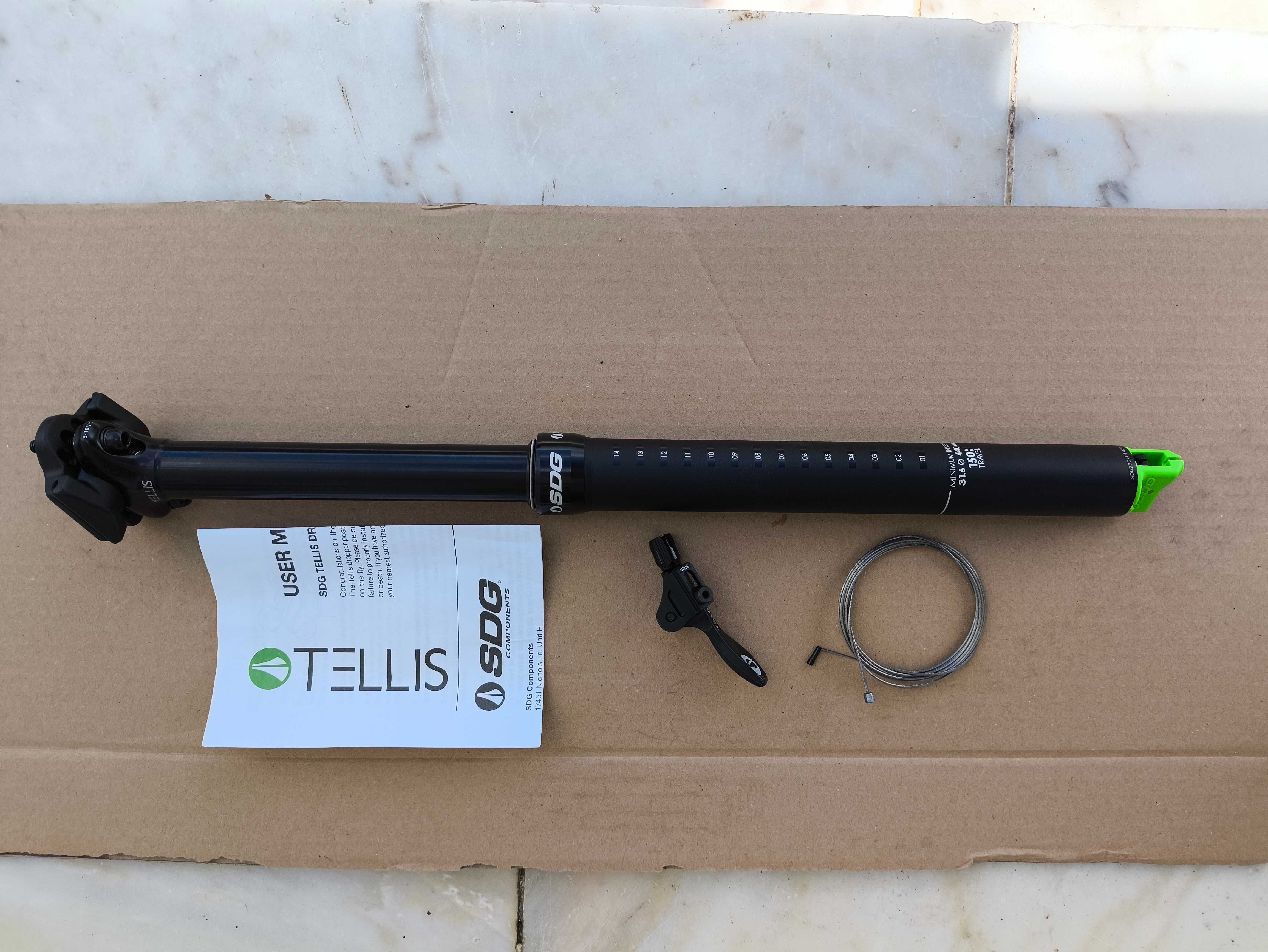 Dropper post SDG Tellis com manípulo
