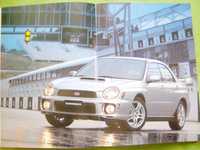 SUBARU IMPREZA Mk2 (GD) Berlina & Sport Wagon 2001 / prospekt 40 str.