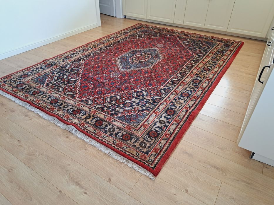 Przepiękny ręcznie tkany wełniany dywan Indo Bidjar 200x300cm