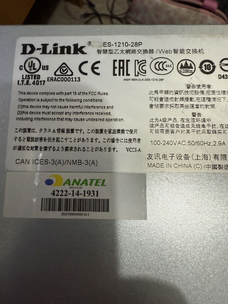 Zarzadzalny switch D-Link DES 1210-28P